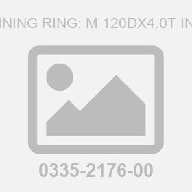 Retaining Ring: M 120Dx4.0T Intake
